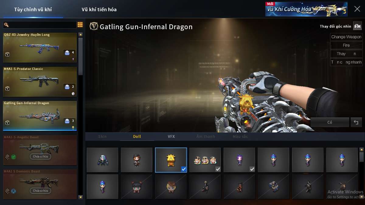 shop acc cf uy tin gia re